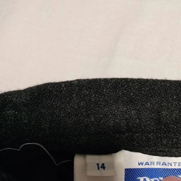 Pendleton Virgin Wool Skirt Midi Straight Pockets Lined Size 14 Made In USA - Picture 6 of 9